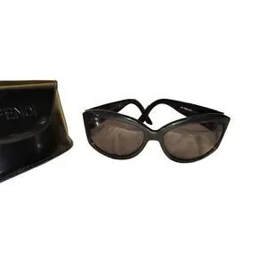 Fendi | Accessories | Fendi Vintage Black Oval Sunglasses 